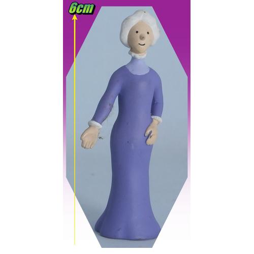 Figurine Babar - Christelle La Vieille Dame - 6cm