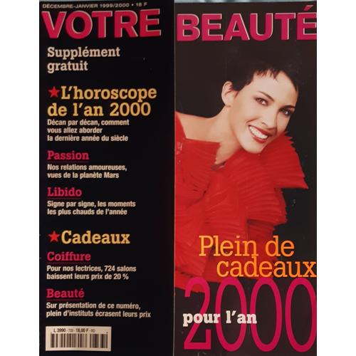 Votre Beauté Magazine Décembre 1999-Janvier 2000 Avec Linda Hardy En Couverture Et En Pages Intérieures - 150 Pages