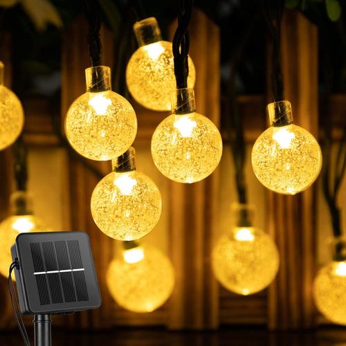 Guirlande Lumineuse Exterieure Solaire etanche,avec 8 Modes, pour