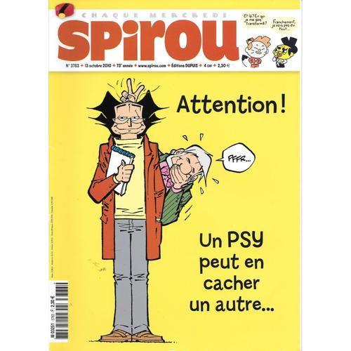 Spirou N°3783 (13/10/2010) - Jojo / Lucky Luke / Les Psy / Ted Benoit / Maki / La Petite Lucie / Pic & Zou...