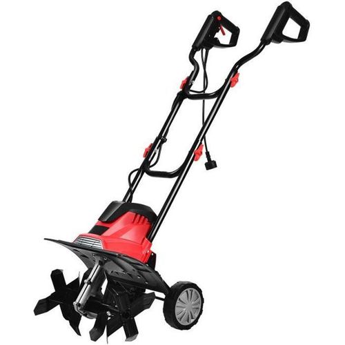Motobineuse électrique COSTWAY - 1200W - Largeur 35cm - Profondeur 22cm - 4 lames