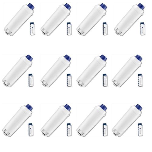 Lot de 12 filtres adoucisseur d'eau modèles ECAM d'origine Cafetière Expresso (5513292811 DELONGHI)