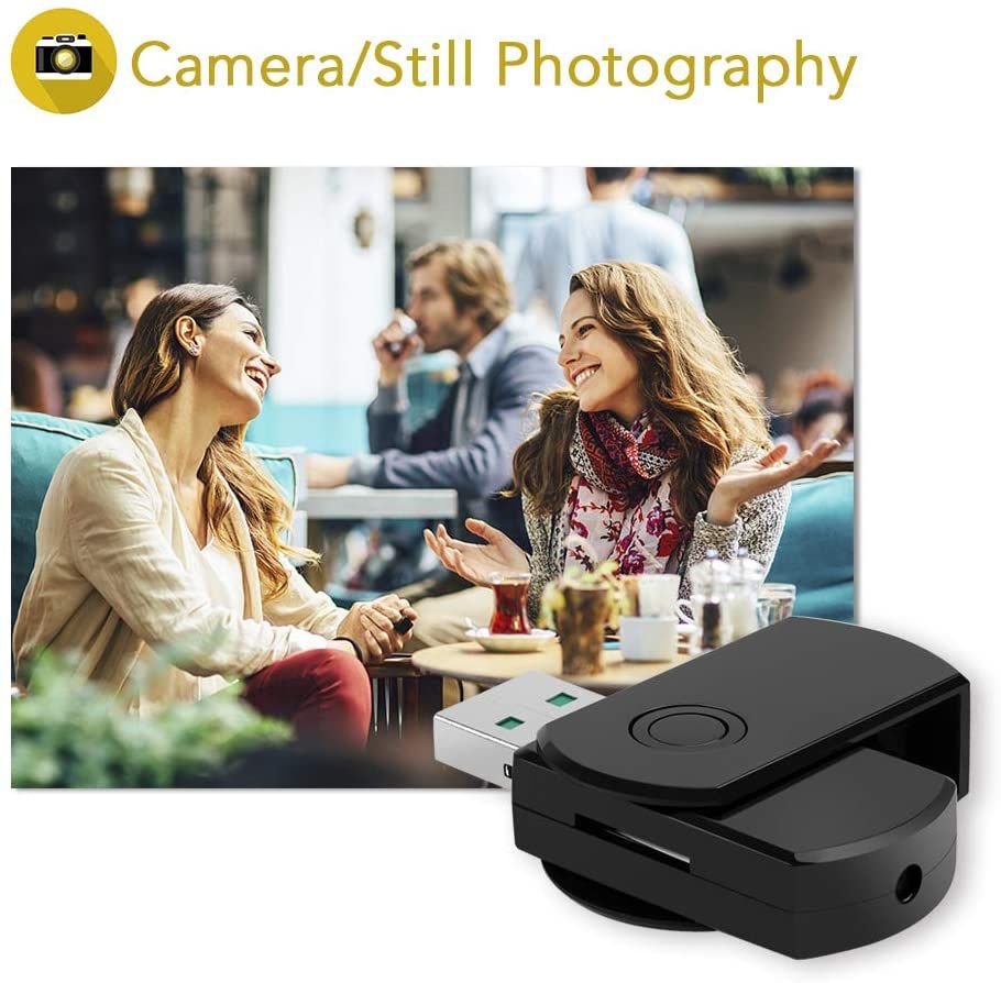 Clé Usb Caméra Espion Mini Caméra Appareil Photo Vidéo Hd Micro Sd 32 Go  Noir Yonis à Prix Carrefour