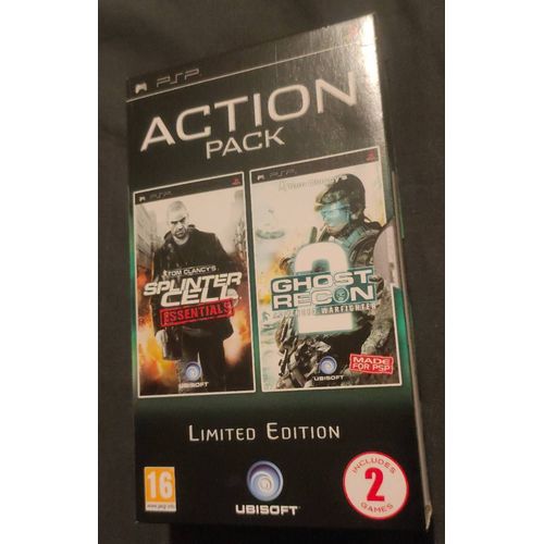 Coffret Action Pack Psp " Splinter Cell Et Ghost Recon 2 "