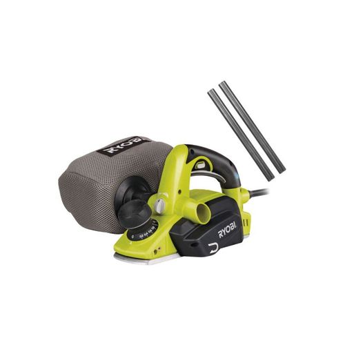 Pack RYOBI Rabot électrique EPN6082CHG - 600W - 82mm - Jeu de 2 fers jetables carbure - PB82A2