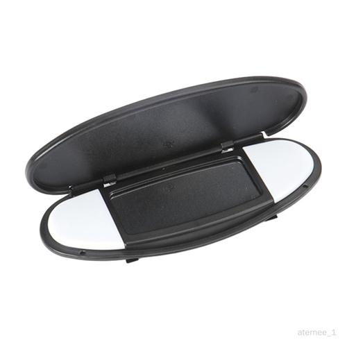 Aternee Remplacement De Couverture De Miroir De Pare-Soleil De Maquillage De Voiture Pour Mini R55 R56 R60 2007-2014 Le Noir