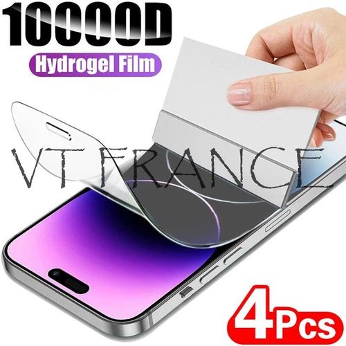 4 Film Hydrogel Protection Ecran Pour Iphone, Smartphone: Iphone 8 Plus