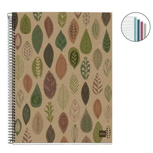 Nb-4 A5 120f Ligne Recycle Feuilles 80gr