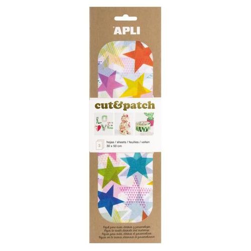 Papier Cutetpatch Couleurs D'étoiles 3f.