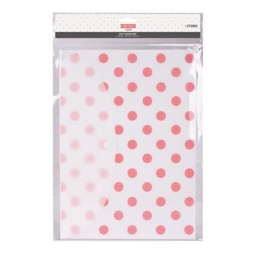 Sachet De 2 Enveloppes Portefeu. Pp Ros