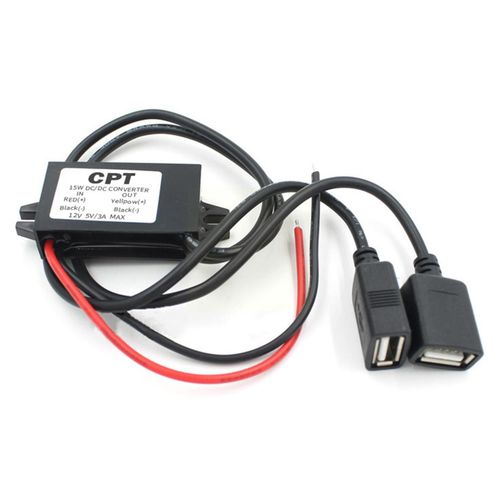 Chargeur De Voiture, Convertisseur Cc 12v À 9v, 3a, 15w, Avec Câble Micro Usb, Durable