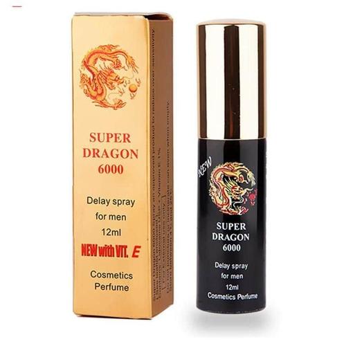 Spray Retardateur Super Dragon 6000 Pour Hommes 12ml Lubrifiant De Longue Durée Herbes Massage Santé Huile Essentielle Produits Pour Adultes Parfum