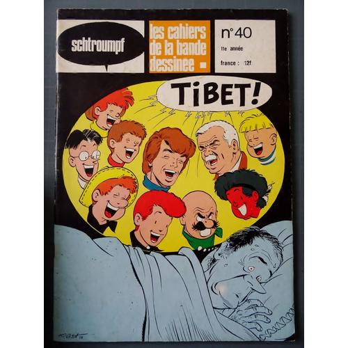 Schtroumpf Les Cahiers De La Bande Dessinée N° 40 Tibet 1979