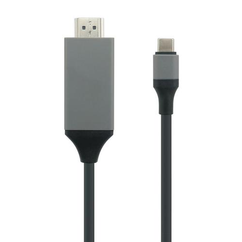 Câble de 2M de Type C adaptateur de téléphone pour Android et TV USB C lien vidéo HDTV pour Dell ASUS Samsung S21 S20 S9 S10 Plus Note 20 pour Huawei - Type GreyBlack