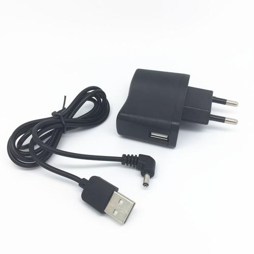 Connecteur USB à 90 angles Jack 3.5mm câble d'alimentation 3ft DC 5V pour Nokia 7610 7650 7710 8210 8250 8310 8850 - Type EU PLUG