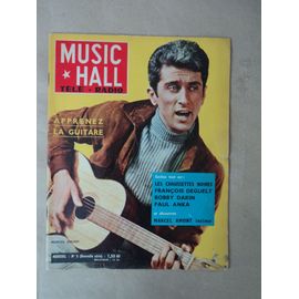 Music Hall Tele Radio No 5 Juin 1961 (Marcel Amont /Chaussettes Noires / Elvis Etc