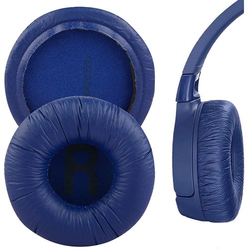 Coussinet de Rechange Compatible avec JBL Tune 600 / 500BT / 510BT / 450BT - Coussinets en Mousse pour Casque Audio - Bleu