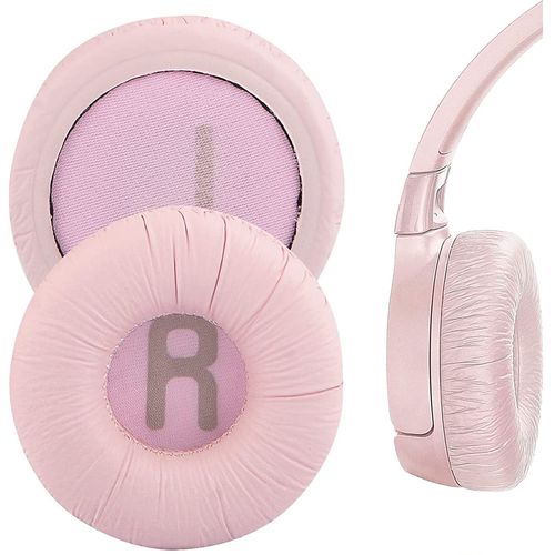 Coussinet de Rechange Compatible avec JBL Tune 600 / 500BT / 510BT / 450BT - Coussinets en Mousse pour Casque Audio - Rose