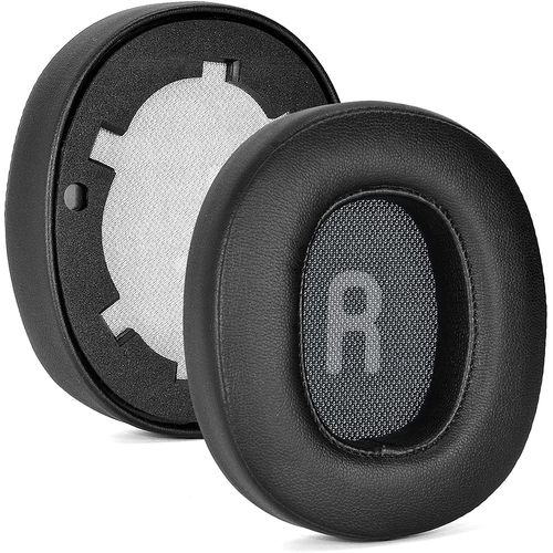 Coussinets d'oreille de rechange compatibles avec les casques JBL Tune 700BT/710BT/750BTNC/760NC,cuir protéiné plus doux(Noir)