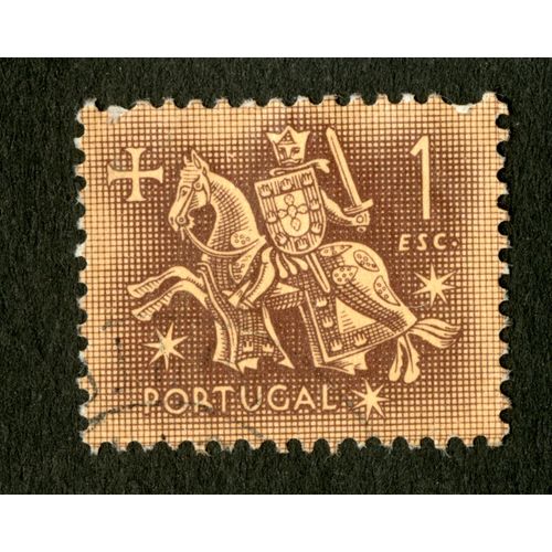 Timbre Oblitéré Portugal, 1 Esc