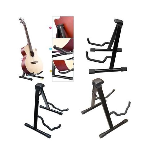 Support Guitare En V Pour Guitares Folk Acoustique Electrique Bass.