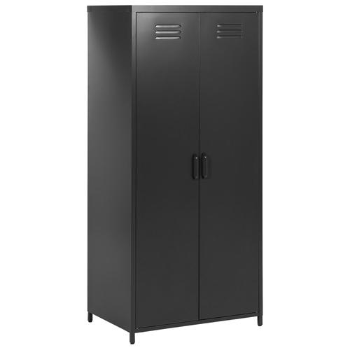 Armoire En Métal Noir À 2 Portes Varna