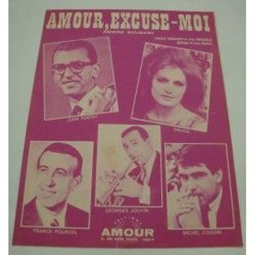 Jean Broussole/Gino Mescoli - Amour, Excuse-Moi 1964 - Dalida/Pourcel/Jouvin/Cogoni/Foster
