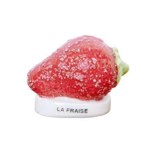 Feve Les Bonbons Bonbon La Fraise Tagada Porcelaine Figurine Miniature