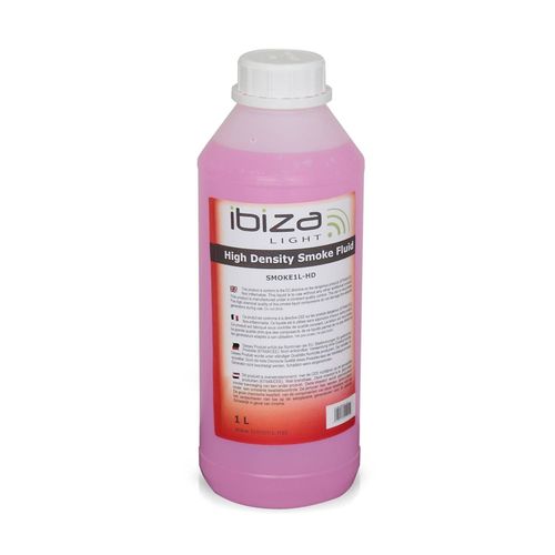 Liquide pour machine à fumée - IBIZA LIGHT SMOKE1L-HD - haute densité - 1L inclus