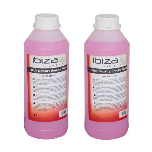 Liquide pour machine à fumée - IBIZA LIGHT SMOKE1L-HD - haute densité - 2L inclus