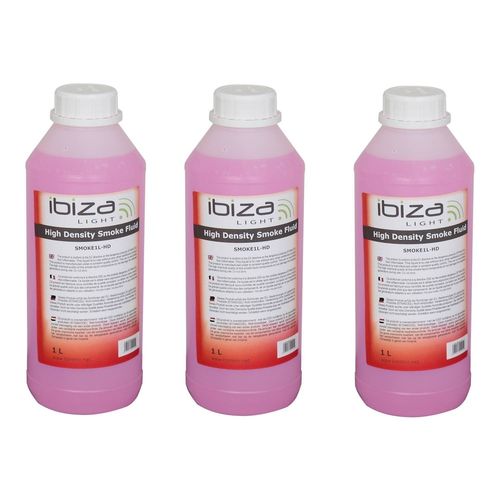 Liquide pour machine à fumée - IBIZA LIGHT SMOKE1L-HD - haute densité - 3L inclus