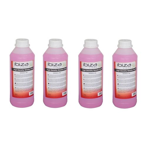 Liquide pour machine à fumée - IBIZA LIGHT SMOKE1L-HD - haute densité - 4L inclus