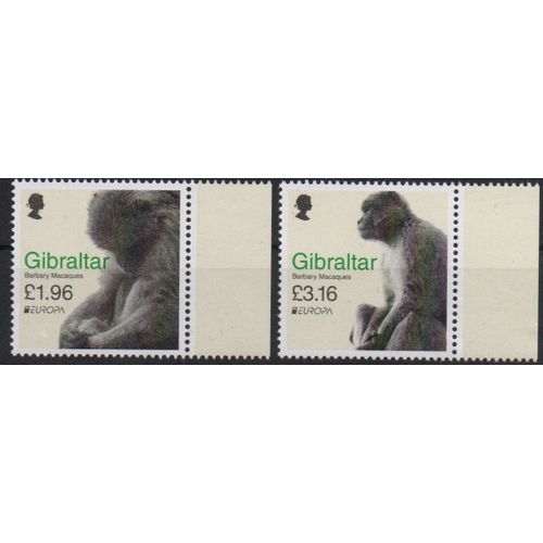 Gibraltar Timbres Espèces Menacées 2021