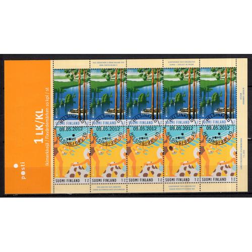 Finlande 2012 Carnet Europa 2 Fois 5 Timbres Oblitere