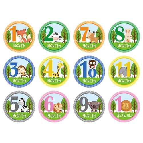 Couleur 7hh104246 Cartes De Moment Unisexes Pour Bébé, Marque-Cadeau Parfaite Pour Fête Prénatale