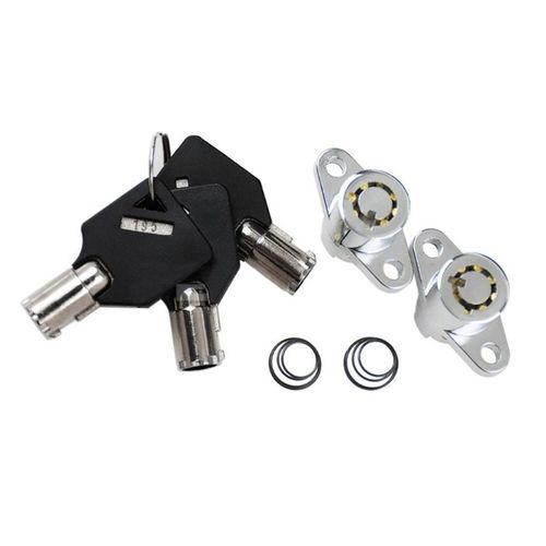 Ensemble de serrures de moto, clé de verrouillage pour sac de selle rigide FLT/FLHT/FLHTCU/FLHRC/Road Glide, pièces améliorées