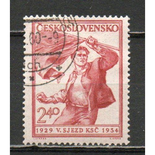 Timbre-Poste De Tchécoslovaquie