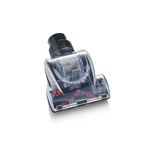 Severin TB7215 Mini Brosse Turbo pour Aspirateurs, 2 Adaptateurs inclus Noir