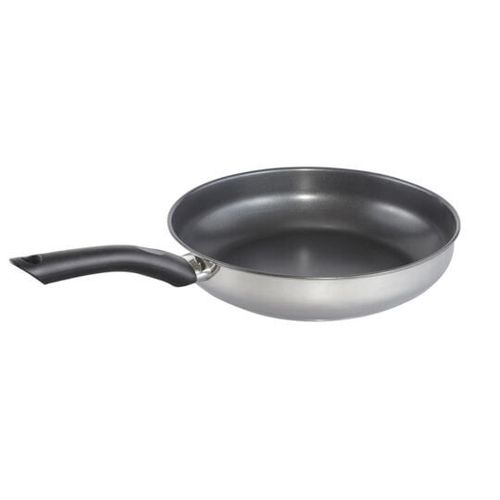 Poêle Acier Inoxydable 2 Étoiles 28cm Carrefour - La Poêle