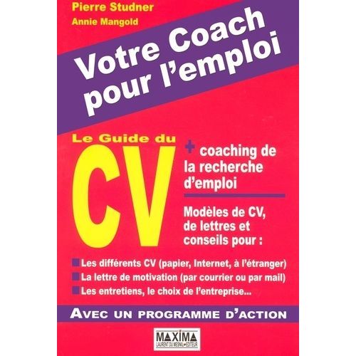 Le Guide Du Cv Et Coaching De La Recherche D'emploi