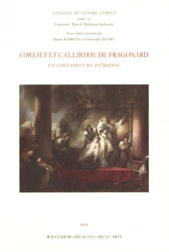 Coresus Et Callirhoe De Fragonard