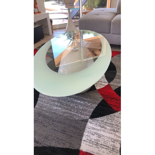 Table De Salon Moderne En Verre