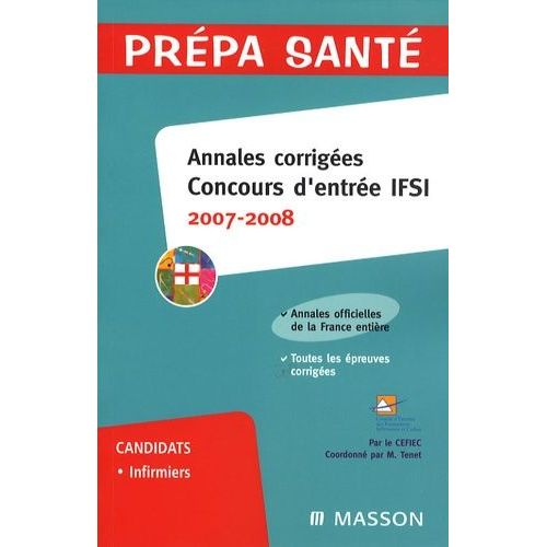Annales Corrigées Concours D'entrée Ifsi