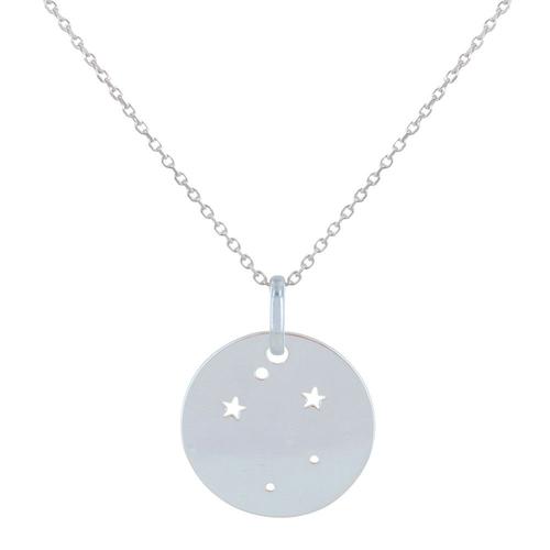 Collier En Argent Zodiaque Constellation Balance - Taille 45 Cm