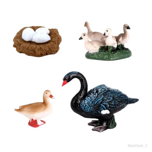 Figurines De Des Animaux Cigale Jouet Apprentissage Science Jouets Figurines Cygne Noir