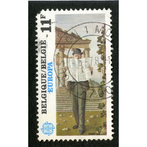 Timbre Oblitéré Belgique, Belgie, Europa, 11f, 1983