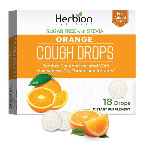 Gouttes Contre La Toux Herbion Naturals À L'arôme Naturel D'orange, Sans Sucre Avec Stévia, Complément Alimentaire, Apaise La Toux, Pour Adultes Et Enfants De Plus De 6 Ans, 18 Gouttes 