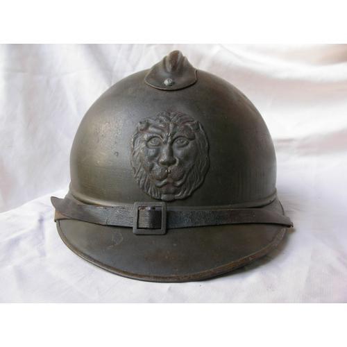 Ww1/Postwar Belgique Casque Militaire Belge M15 Marron Soldat De Troupe + 2 Boïtes Allumettes Des Secours D'hivers Be