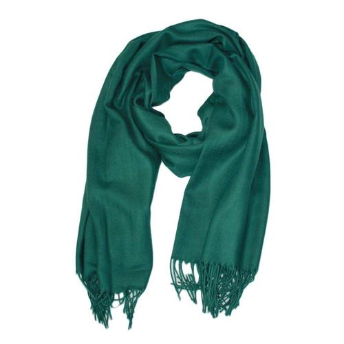 Echarpe Uni En Laine Vert Homme