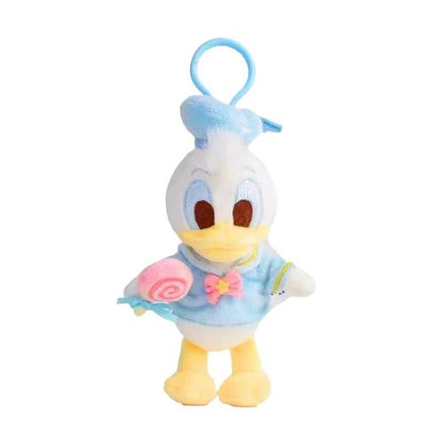 17cm Donald Duck Disney-Petits Pendentifs Donald Duck Pour Enfants, Jouets Peluche, Dessin Animé Mignon, Anneau Pour Sac À Dos, Cadeaux De Noël